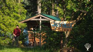 WWOOFers have a choice of several cabins