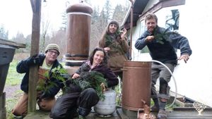 Suburban homestead teaching carpentry, cheesemaking, fiber arts, and fermentation