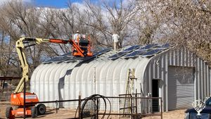 Micro grid construction by wwoofers especially John!