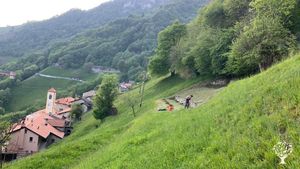 Azienda agricola bio di montagna (900 mslm)  con allevamento di pecore, api, asini.