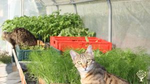 Serre à semis avec Bengal et lynx