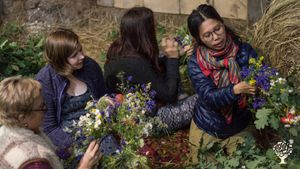 Organic goat farm in the historical region of Zemgale, Latvia