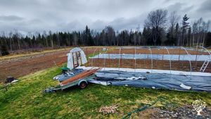 Market garden with animals for self-sufficiency