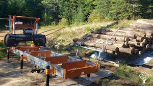 We love our sawmill!
De la planche toute grandeur, toute essence.