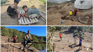 Begining of new offgrid lifestyle between mountains, join to this dream