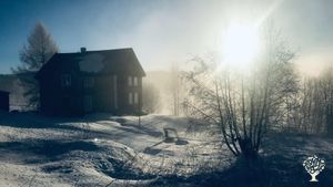 Vestrumsbygda in wintertime