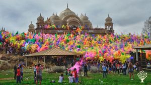 20 acres with gorgeous temple,  residential facility, parrots, peacocks, llamas and small cows in UT