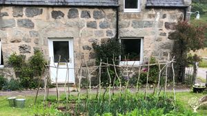 A traditional croft in the north Highlands