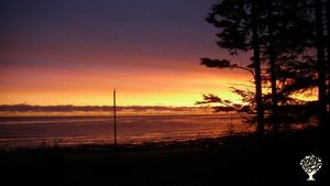 The sunrise at Casa Rossa