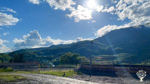 Tondino e maneggio per lavoro cavalli