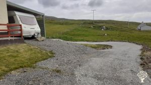 35 acres of coastal croft with flock of 35 sheep , fenced area designated for 1 k trees