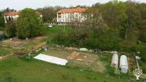 The school is for children with special needs with organic farming an lifestock