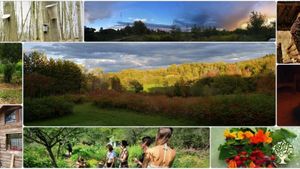 Burgeoning Farm and Nature Education Centre near Honeywood, Canada