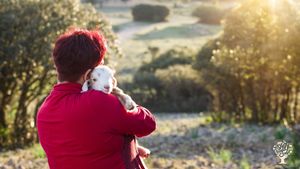 Small organic family goat farm