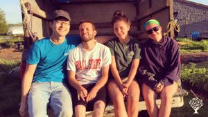 35-acre diversified production farm on a small island in the Columbia River