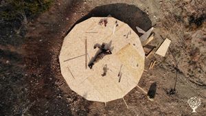 Begining of new offgrid lifestyle between mountains, join to this dream