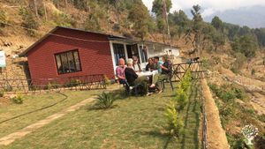 Our village is far from the city, and most people depend on agriculture for their livelihood.