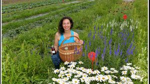 Biodiversité et couleurs : partagez notre quotidien entre maraîchage, fleurs et animaux !