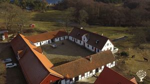 Diversity farm with permaculture of fruit and berries.