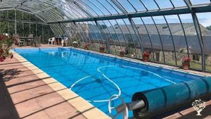 The swimming pool.