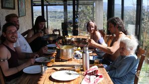 Natural farming estate in Euboea, Greece, making Natural  Amber Wine and Unfiltered EV Olive Oil