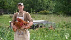 Suburban homestead teaching carpentry, cheesemaking, fiber arts, and fermentation
