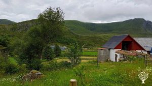 Norways almost 24 hours of sunlight 
 in the summer make the landscape green and lush