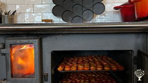 Old limestone farmhouse with farm shop, artistic wood workshop, guesthouses and vegetable garden.