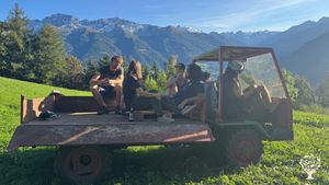 Unser Traktor, der legendäre „Alpinist“