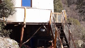 Extérieur de la yourte 