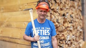 This picture of me is about 10 years old.  The tool is called a pickeroon 