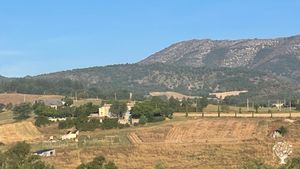 Vue de la maison et du terrain