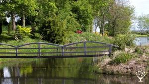 Flower grower, tree nursery, woodland, house and garden