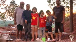 Organic daily farm in the hill