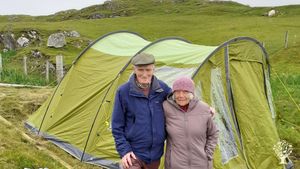 35 acres of coastal croft with flock of 35 sheep , fenced area designated for 1 k trees