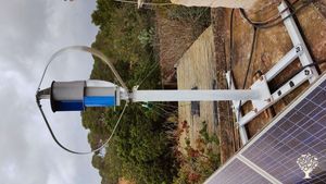 Pequeña finca alimentada por fotovoltaico en desarollo con el objectivo de autosuficiencia energetic