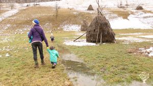 Between hills and woods its a beatifull nature with the wonderfull simplity of life!