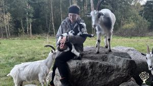 Our gots, so friendly and love to meet people. They are also funny when they jump around.